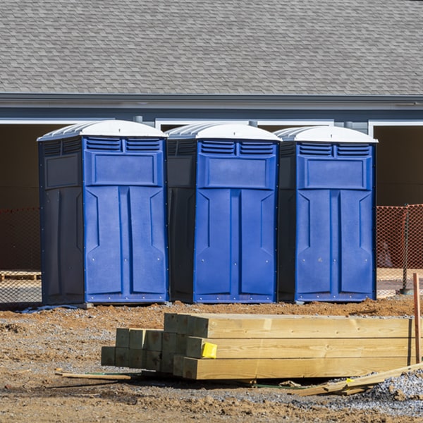 what is the expected delivery and pickup timeframe for the porta potties in Pulpotio Bareas